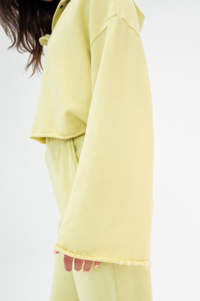 Vitality Homebody® Bell Sleeve Hoodie - Pear Washed