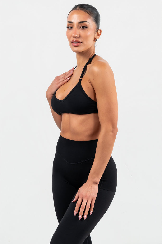 Cloud II™ Micro Halter Bra - Midnight