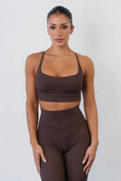 Cloud II™ Slim Racer Bra - Chocolate Bar