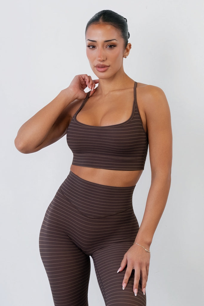 Cloud II™ Slim Racer Bra - Chocolate Bar
