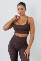 Cloud II™ Slim Racer Bra - Chocolate Bar