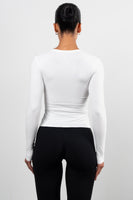 Vitality Basis® Scoop Long Sleeve - Snow