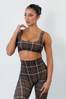 Cloud II™ U Bra - Espresso Plaid