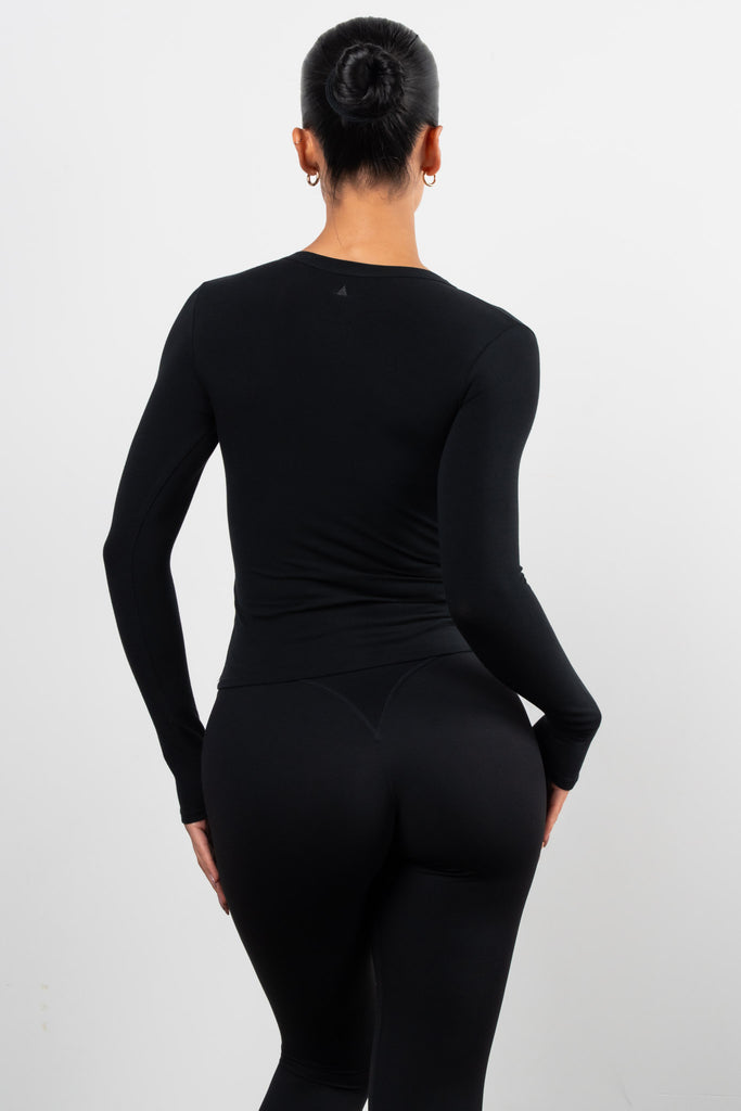Vitality Basis® Scoop Long Sleeve - Midnight