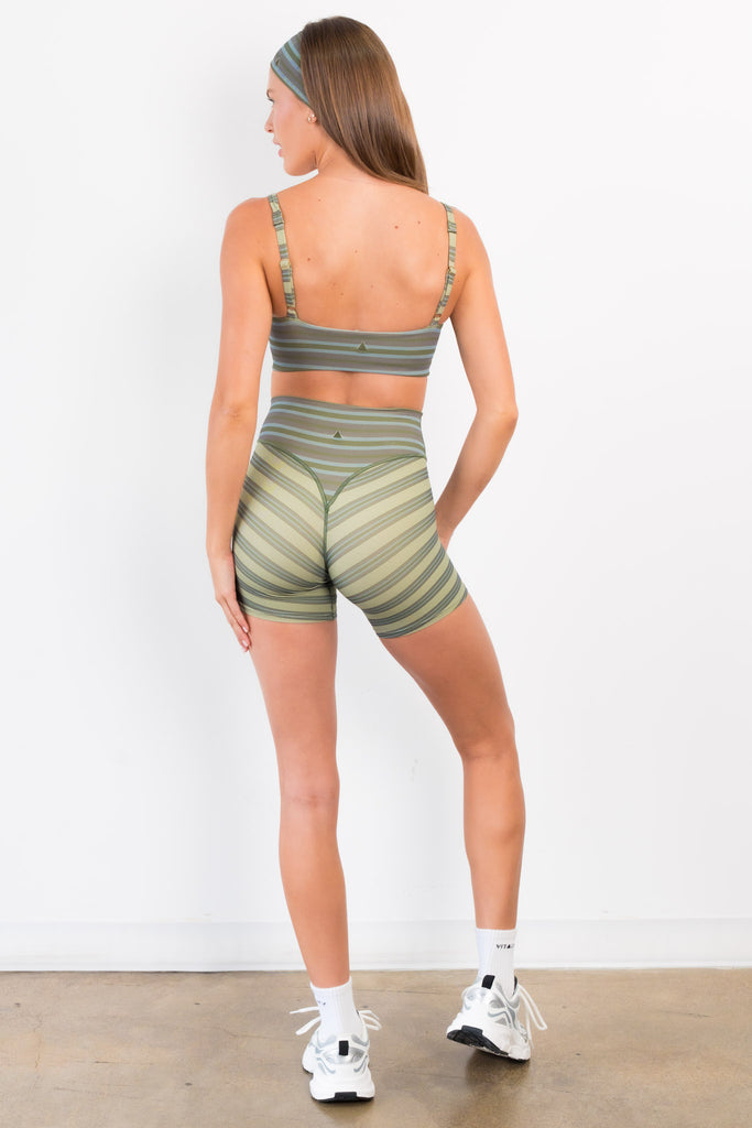 Cloud II™ Volley Short - Olive Stripe