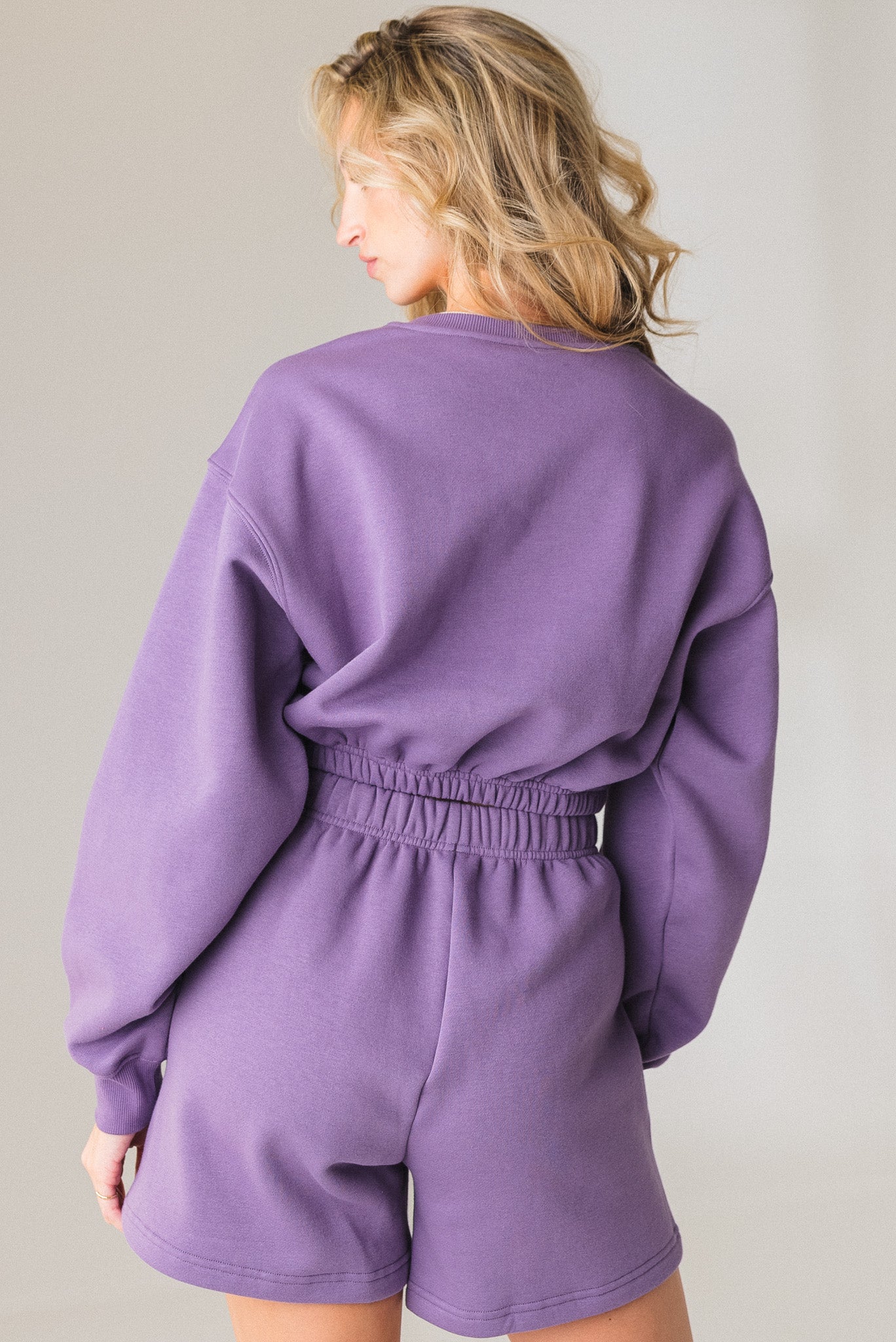 Vitality Cozy® Crop Crew - Violet