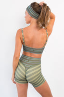 Cloud II™ Classic Bra - Olive Stripe