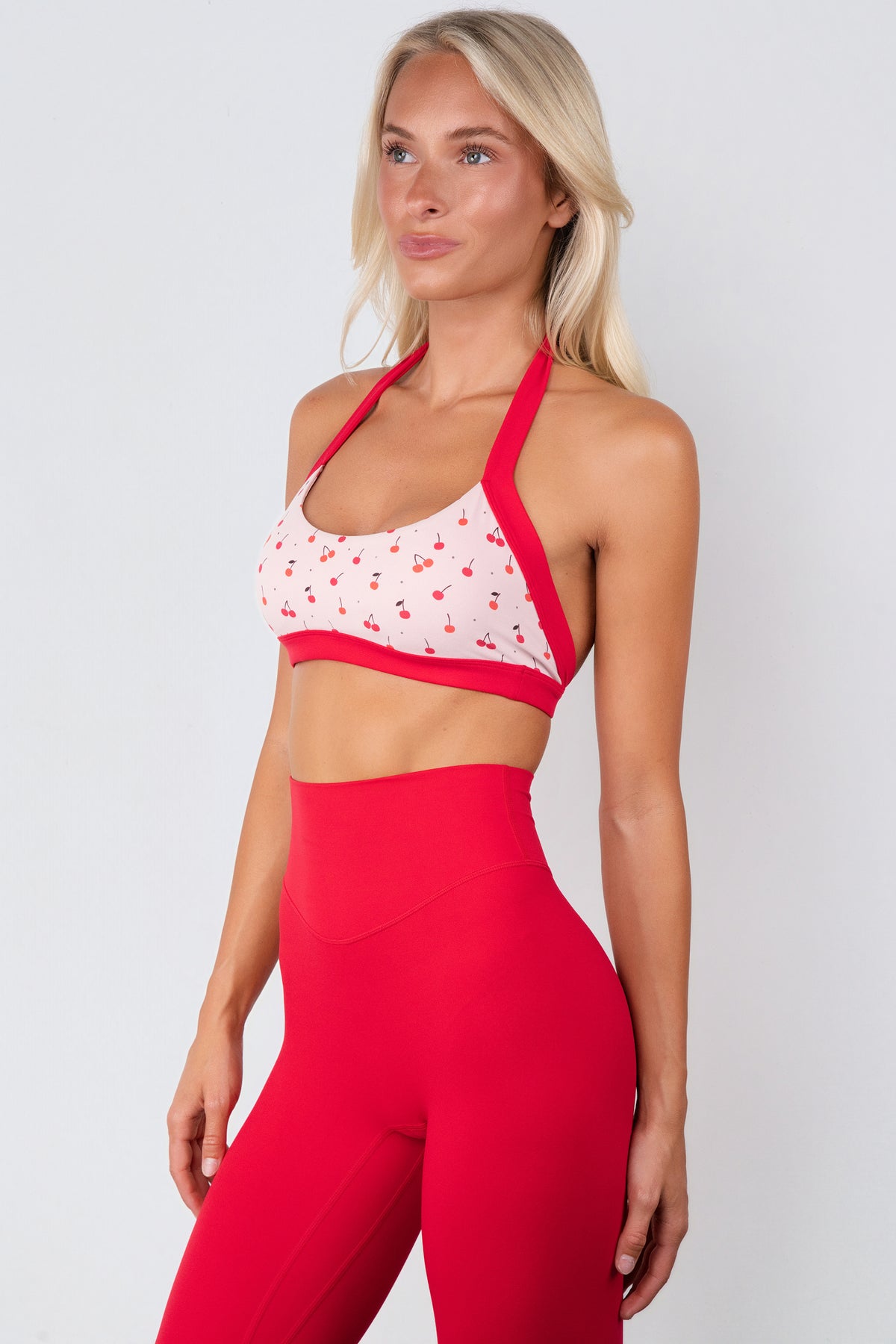 Cloud II™ Mini Halter Bra - Cherry Print