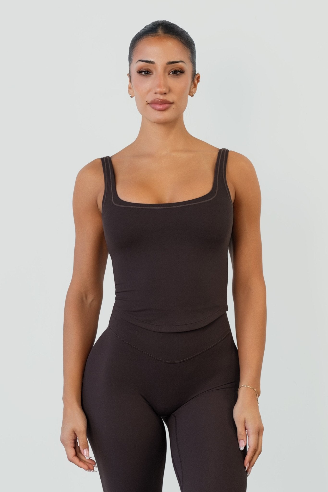 Cloud II™ U Tank - Espresso – Vitality Athletic Apparel