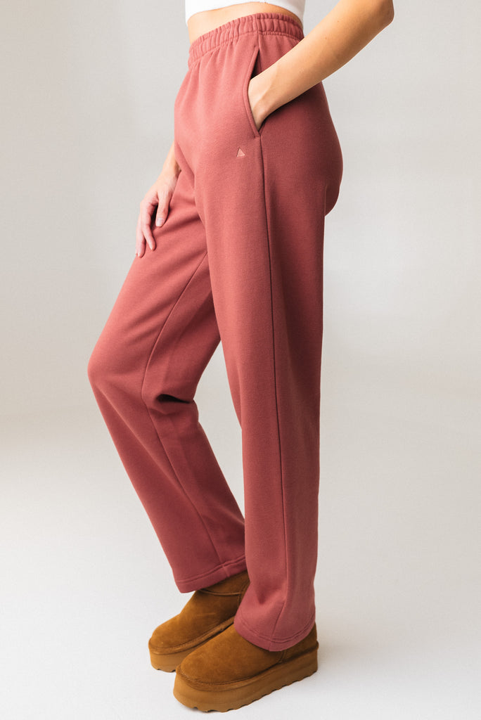Vitality Cozy Trouser - Rosewood