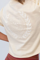 Vitality Retro® Varsity Tee - Ivory