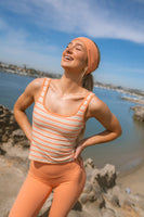 Cloud II™ Bay Tank - Apricot Stripe