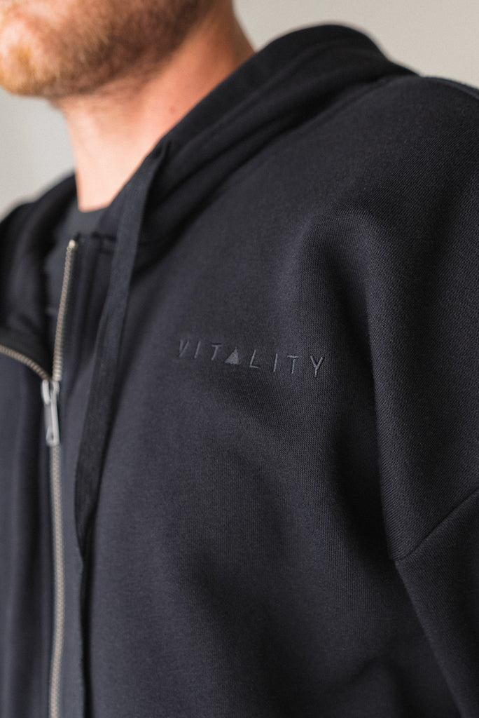 Vitality Uni Cozy Zip - Midnight