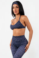 Cloud II™ Micro Halter Bra - Oxford Microfloral
