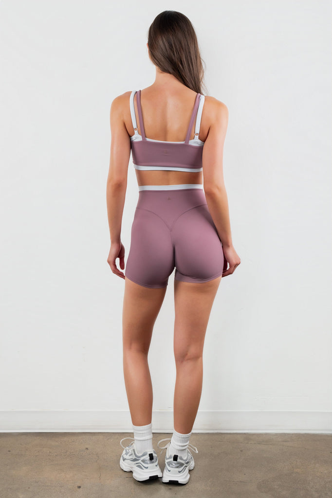 Cloud II™ Contrast Volley Short - Earthy Plum