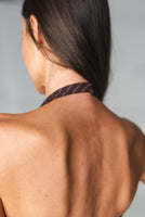 Vitality Pulse™ Halter Bra - Chocolate Bar