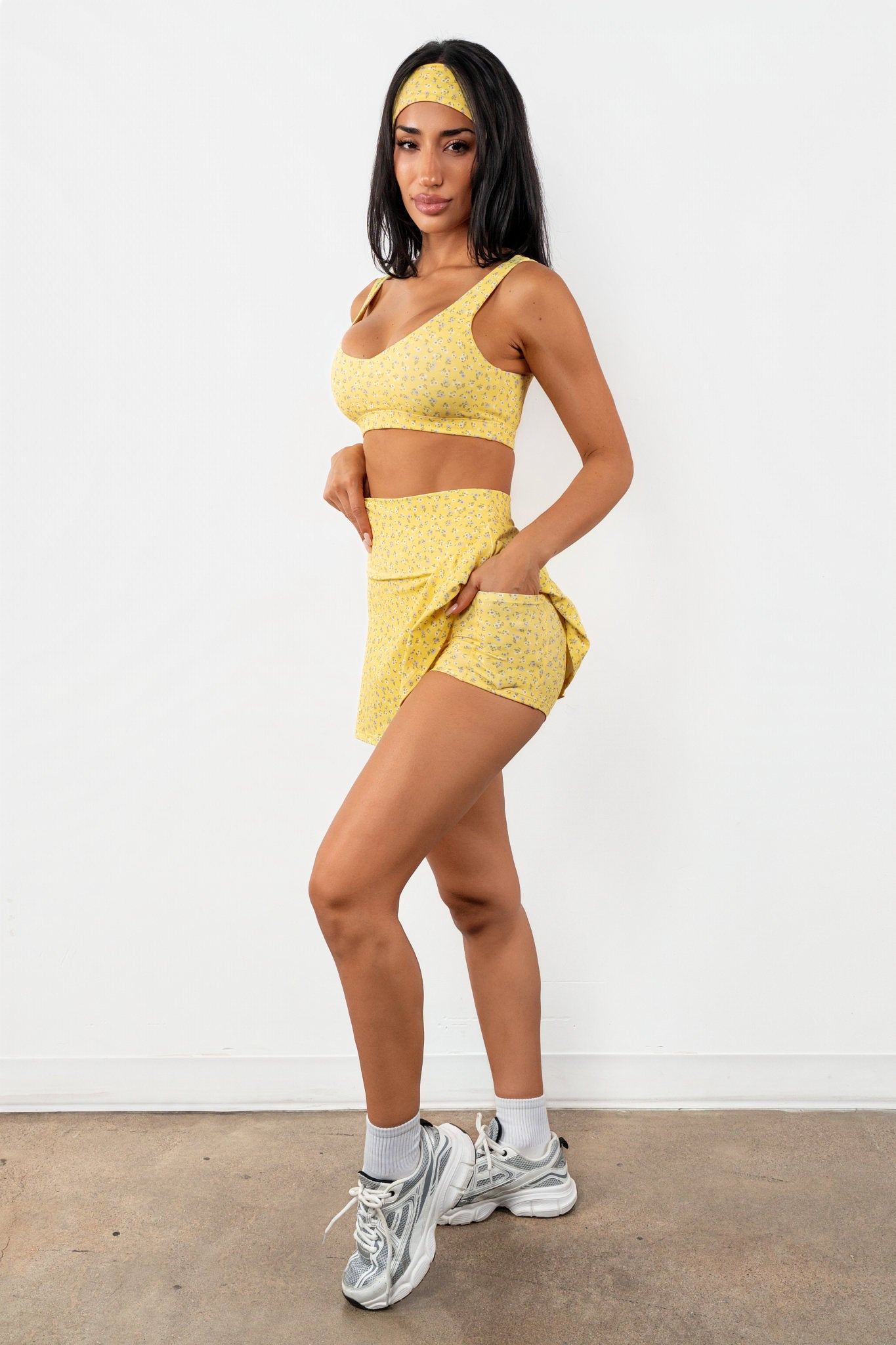 Cloud II™ Flutter Skort - Sunny Microfloral