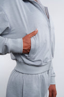 Vitality Marshmallow Zip Up Jacket - Stone Heather