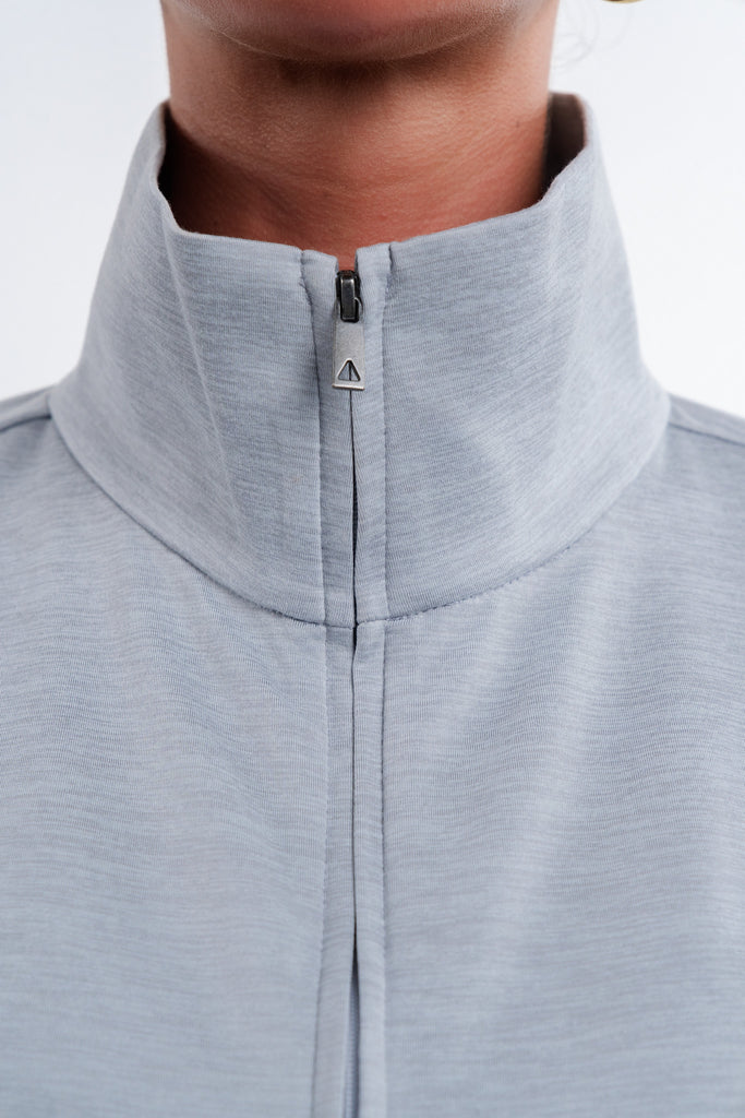 Vitality Marshmallow Zip Up Jacket - Stone Heather