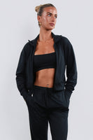 Vitality Marshmallow Zip Up Jacket - Midnight