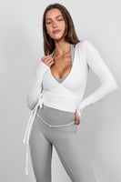 Vitality Basis® Wrap Top - Snow