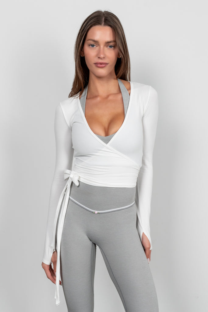 Vitality Basis® Wrap Top - Snow