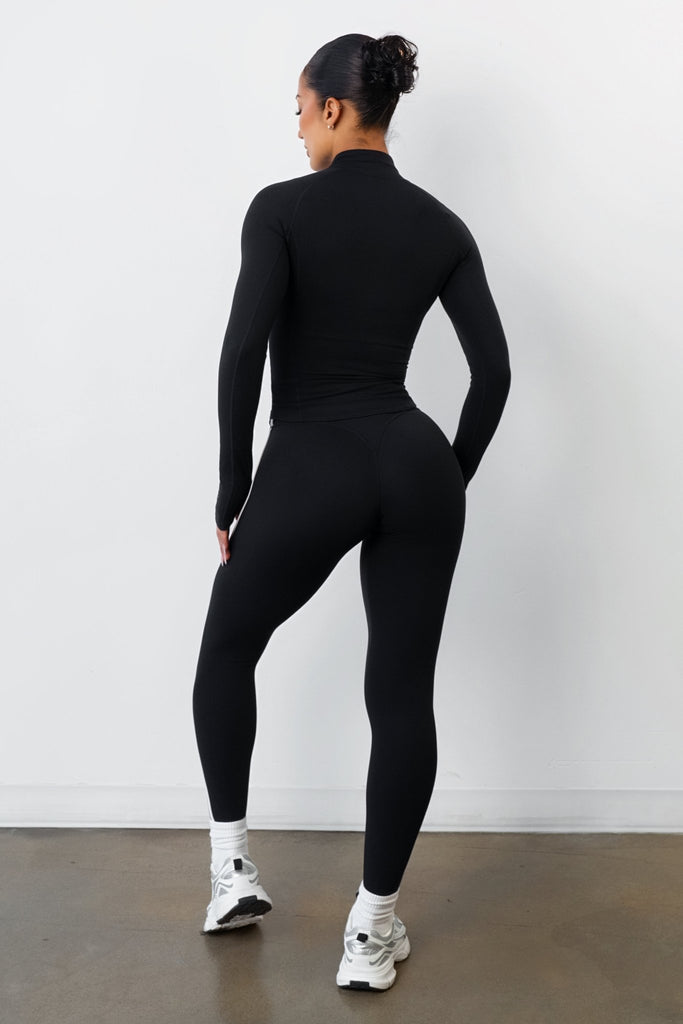 Cloud II™ Half Zip Top - Midnight Contrast