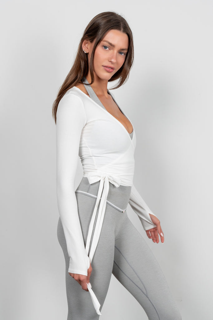Vitality Basis® Wrap Top - Snow