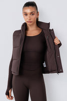 Vitality Puffer Vest - Espresso