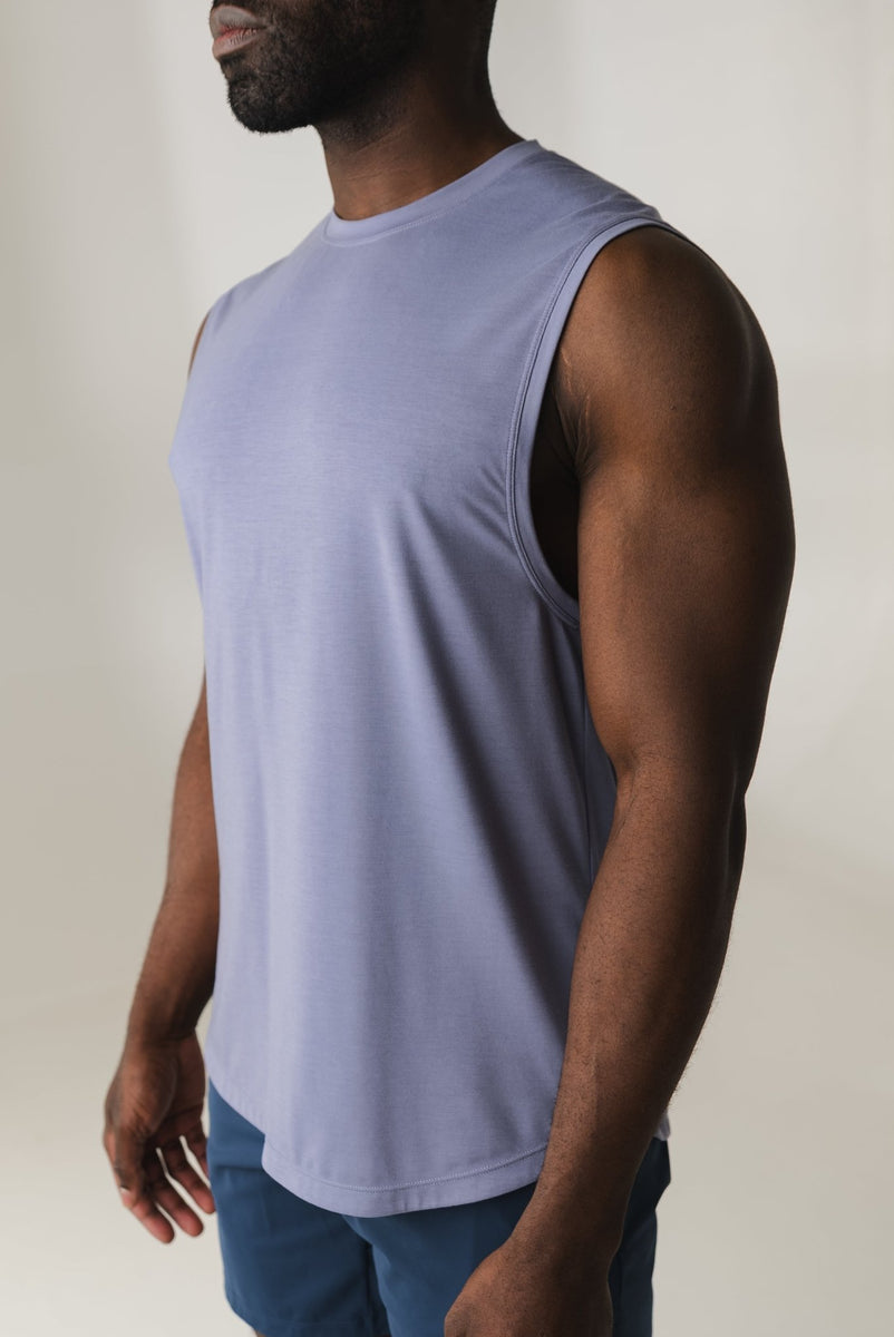 Adapt Tank - Men's Light Blue Tank Top – Vitality Athletic Apparel