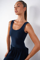 Vitality Basis® U Cropped Tank - Nocturne