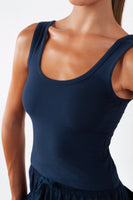 Vitality Basis® U Cropped Tank - Nocturne