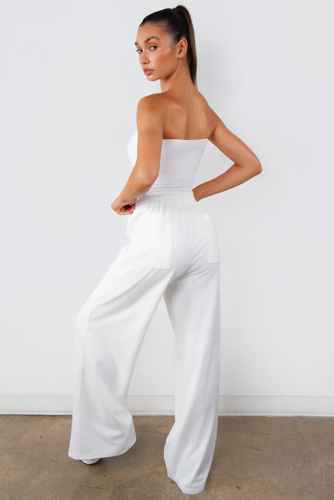 Vitality Essence Wide Leg Pant - Snow
