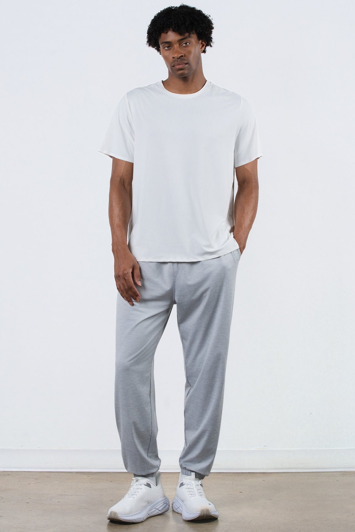 Vitality Marshmallow Men's Go Jogger - Stone Heather