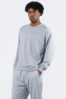 Vitality Marshmallow Men's Crewneck - Stone Heather