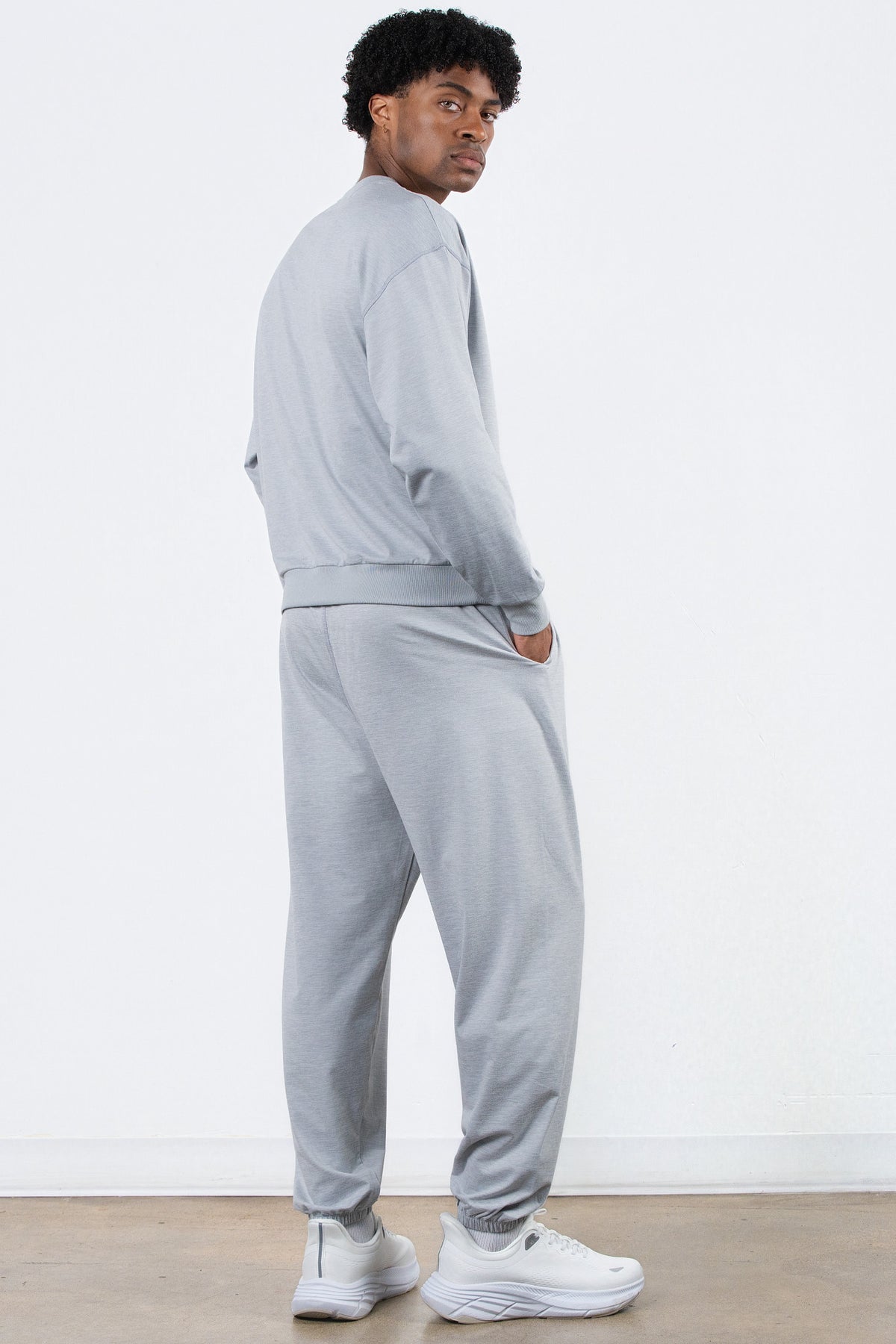 Vitality Marshmallow Men's Go Jogger - Stone Heather