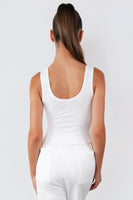 Vitality Basis® U Cropped Tank - Snow