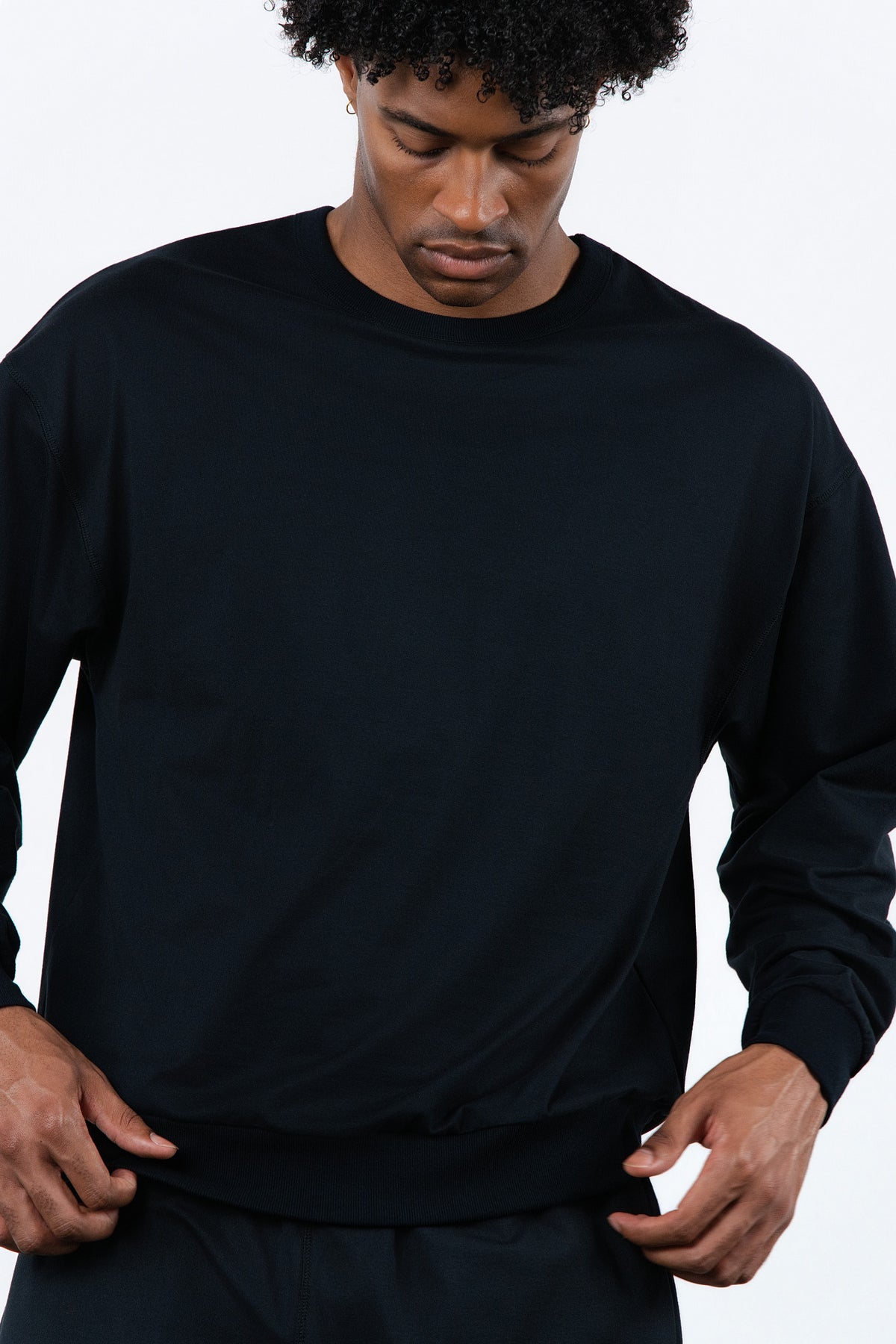Vitality Marshmallow Men's Crewneck - Midnight