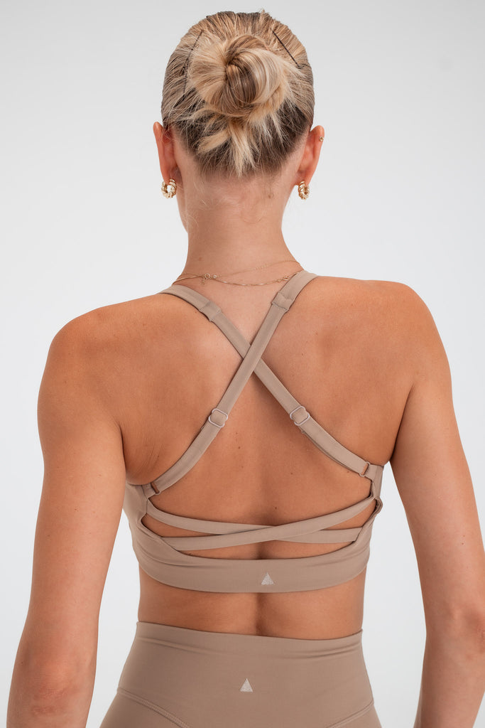 Cloud II™ Lace Up Bra - Khaki
