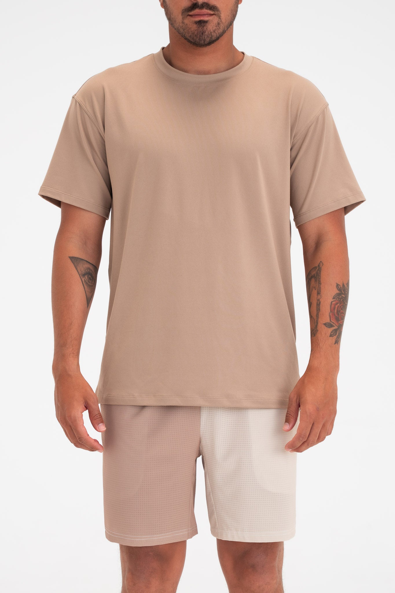 Vitality Motive Men's Crew Tee - Khaki