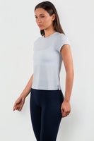 Vitality Flow Simple Tee - Steel
