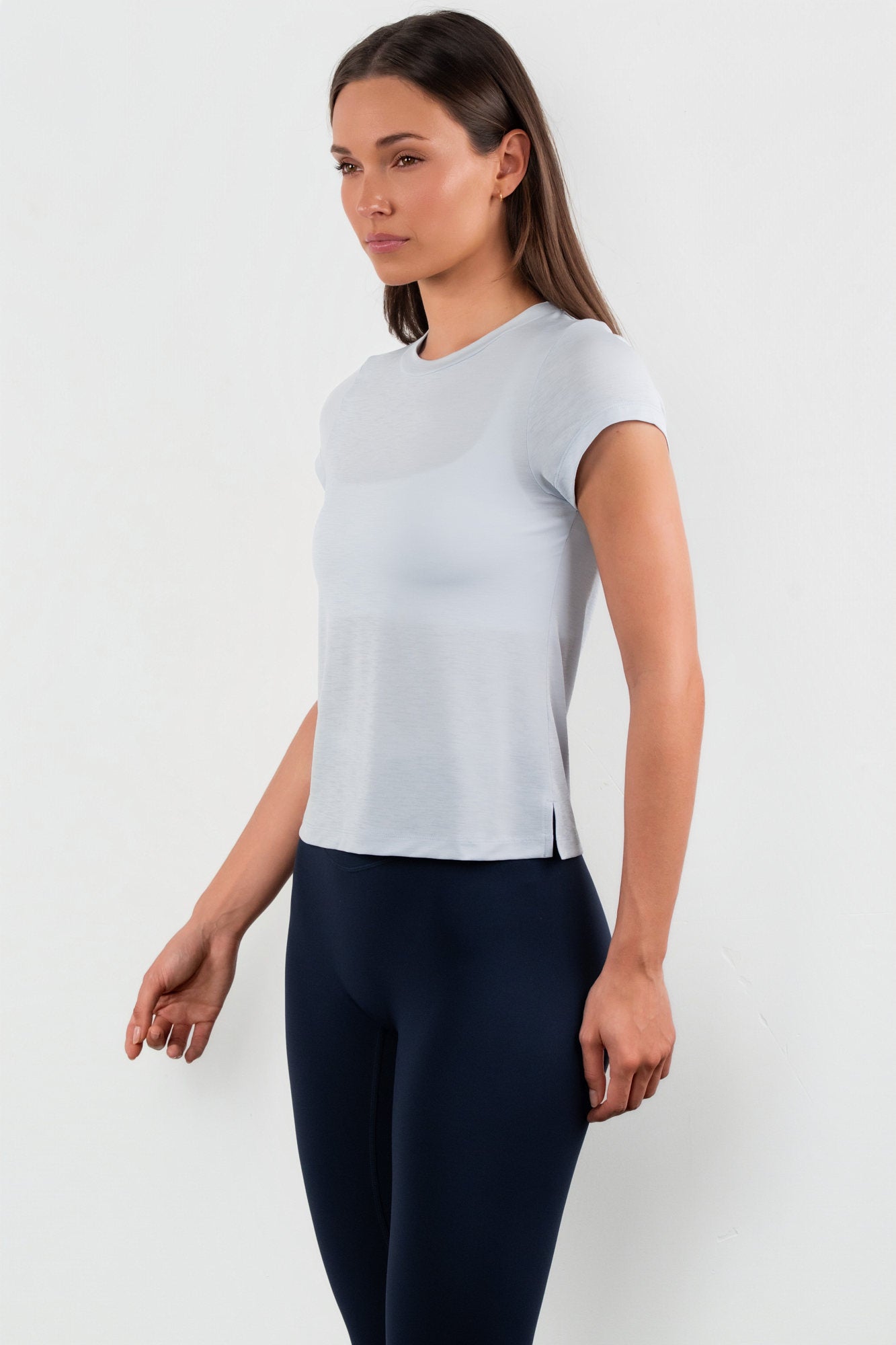 Vitality Flow Simple Tee - Steel