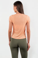 Vitality Flow Simple Tee - Light Peach