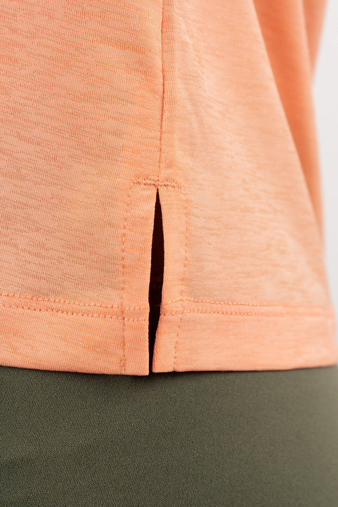Vitality Flow Simple Tee - Light Peach