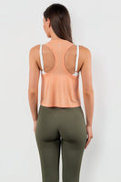 Vitality Flow Racer Tank - Light Peach