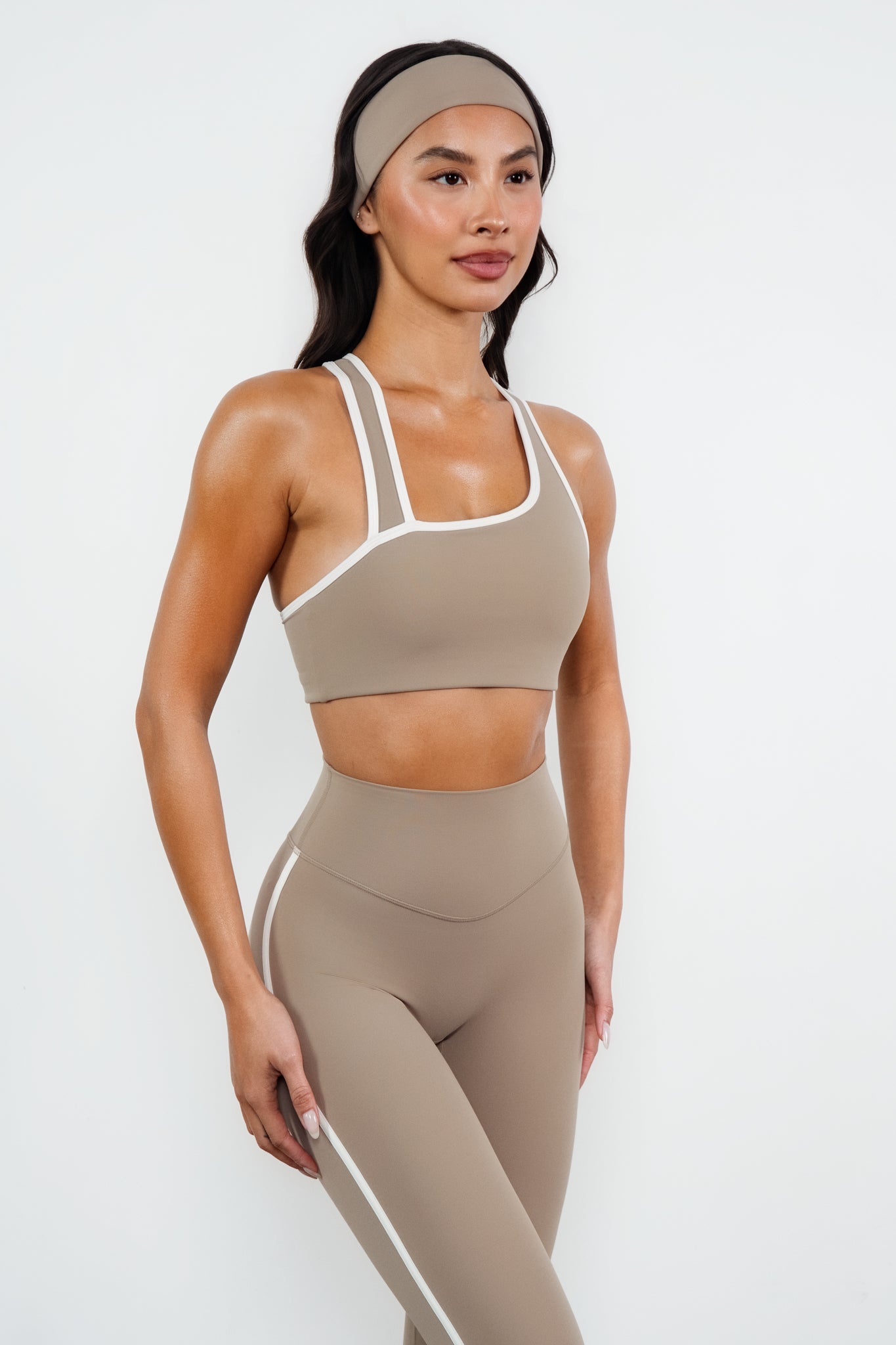 Cloud II™ Swoop Bra - Cashew Contrast