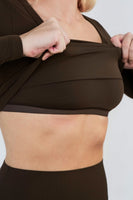 Cloud II™ Rib U Long Sleeve - Walnut