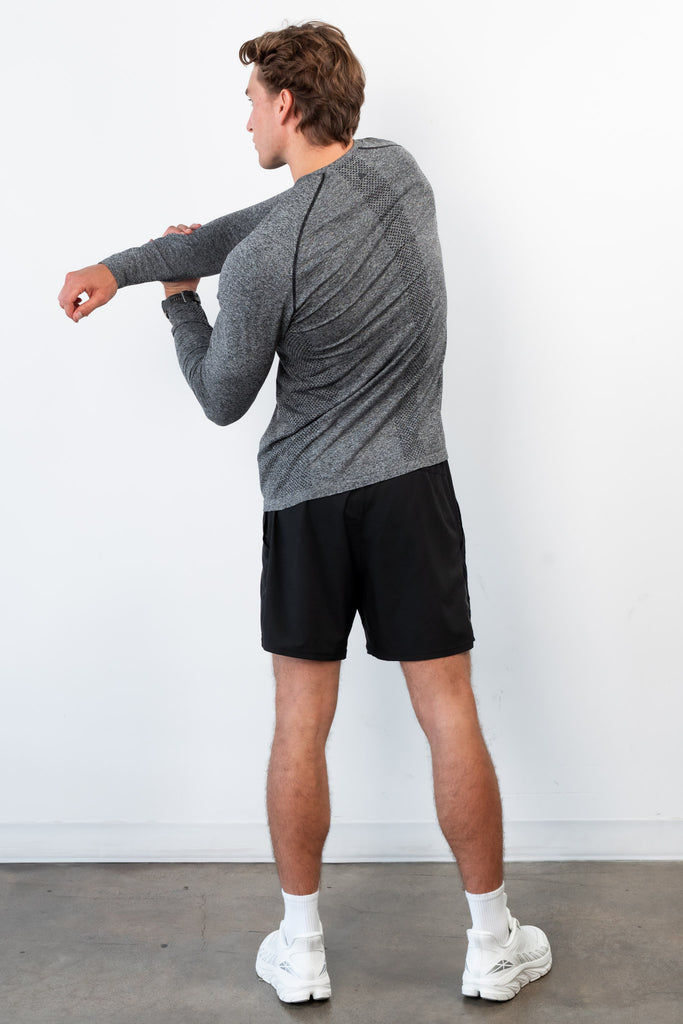 Vitality Kinetic® Long Sleeve Tee - Midnight Marl