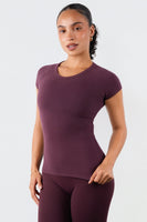 Vitality Basis® Raglan Tee - Wine