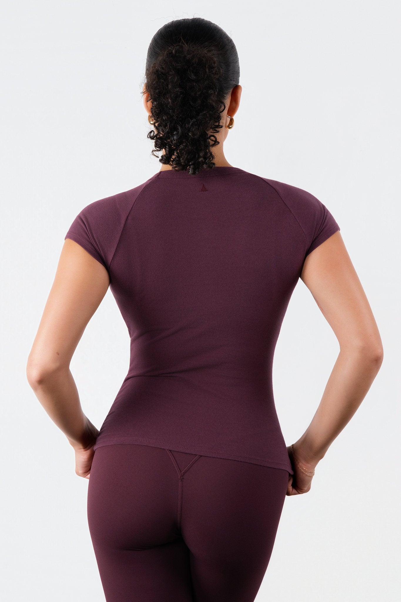Vitality Basis® Raglan Tee - Wine